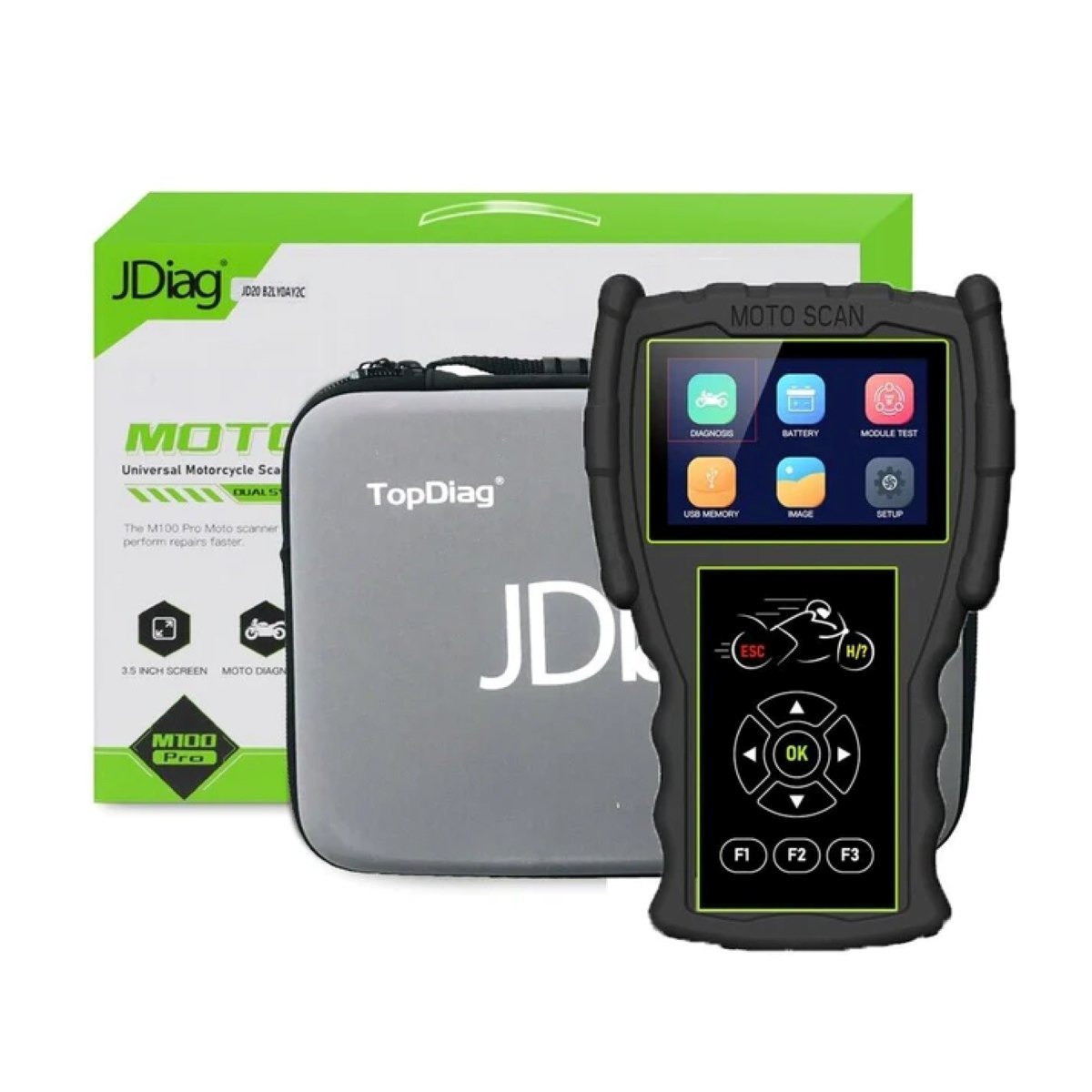 Motoscan M100 Pro(with Bike Cable)