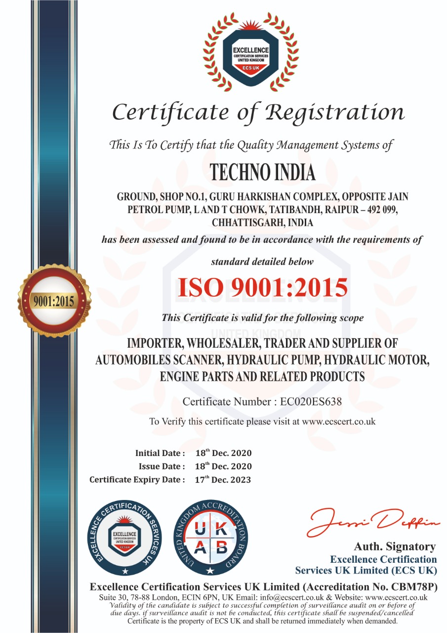ISO Certificate